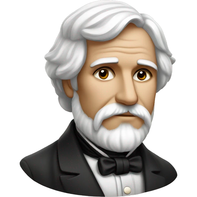 Ivan Turgenev Russian Author with a book emoji