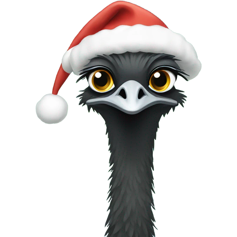 Christmas emu emoji