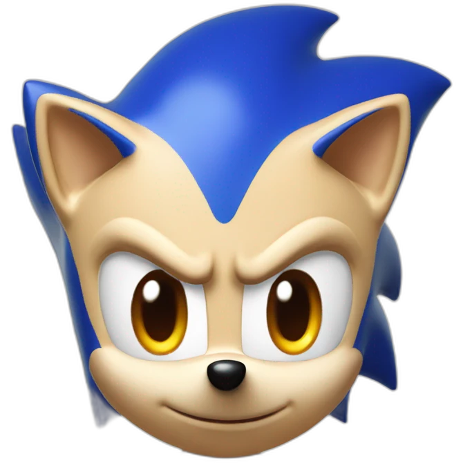 sonic the hedgehog blue emoji