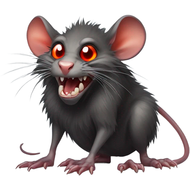 scary rat  emoji