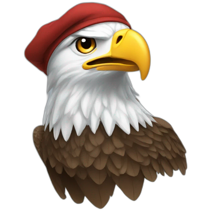 eagle head hat emoji