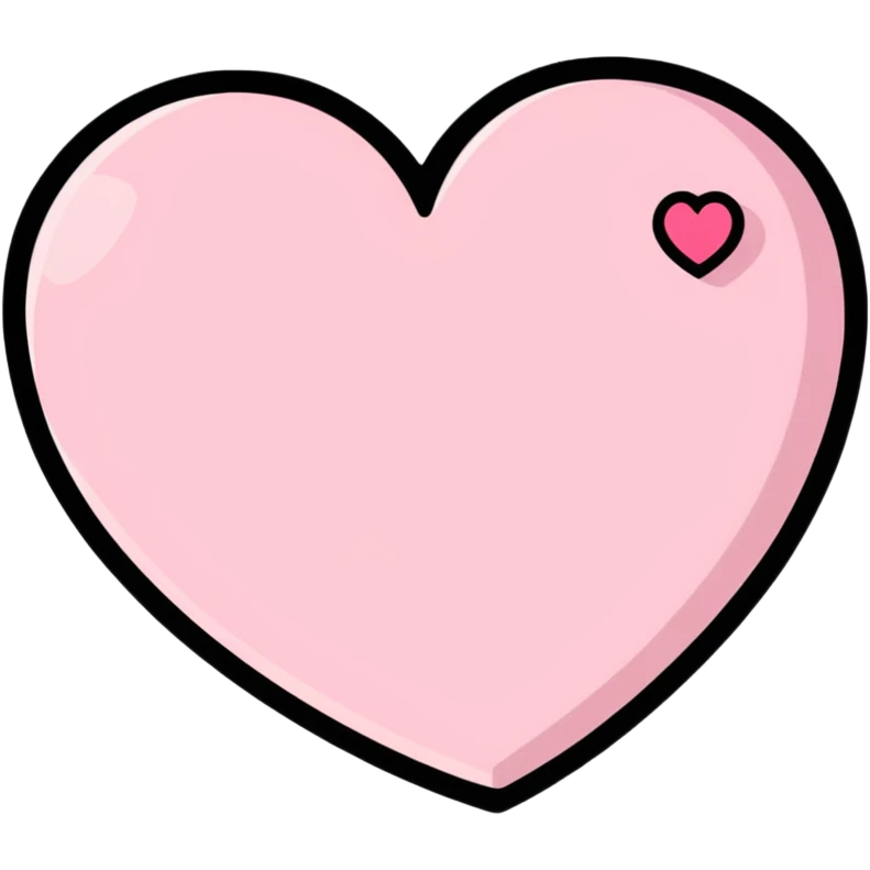 Pink heart emoji
