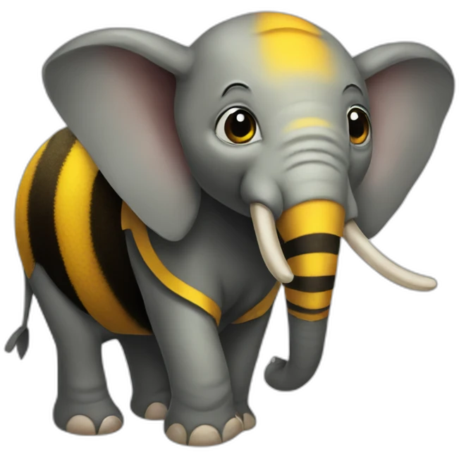 elephant-bee emoji
