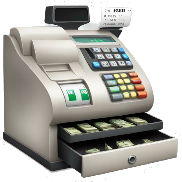 cash register emoji