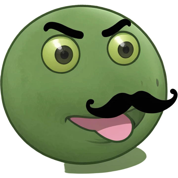 emoji with mustache  emoji