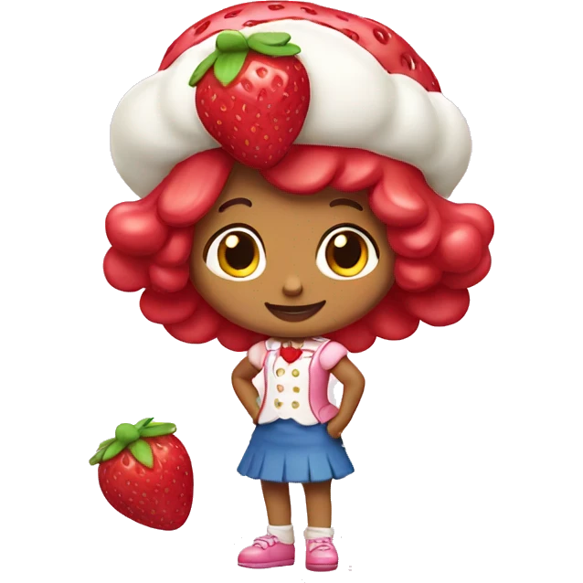 Strawberry shortcake  emoji