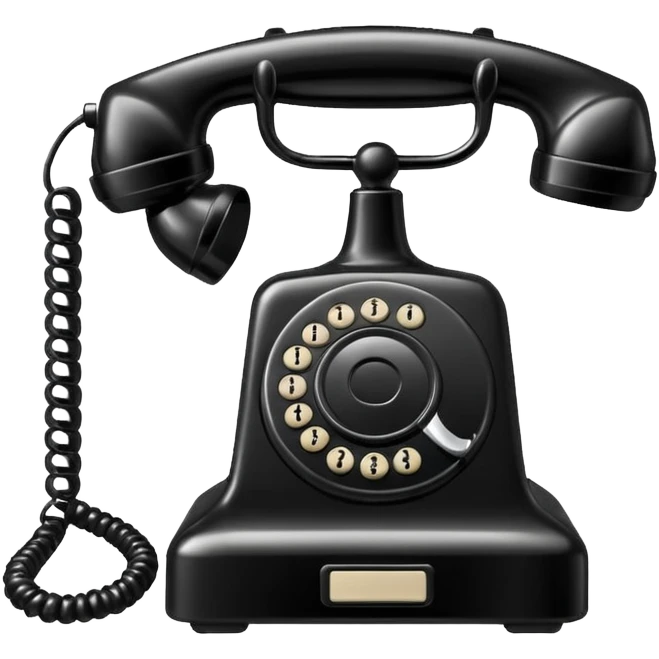 telephone receiver emoji