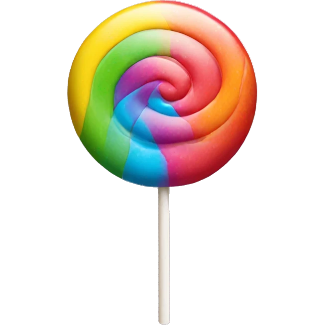 rainbow lollypop emoji