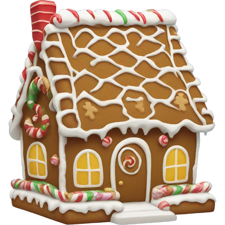 Gingerbread house emoji