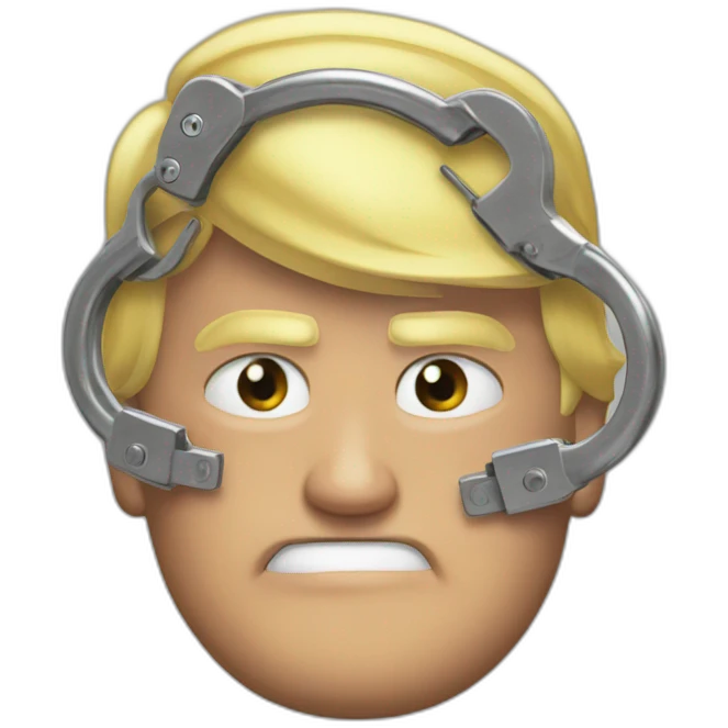 trump-in-handcuffs emoji