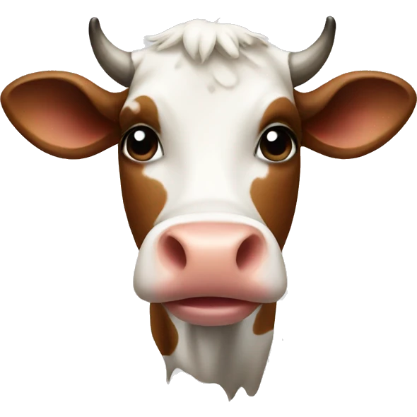 a cow emoji