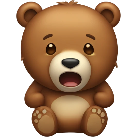 Bear in pain emoji
