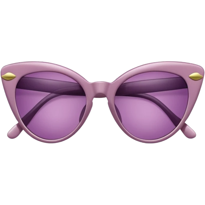 Retro mauve sunglasses cateye emoji