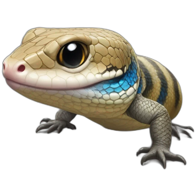 blue tongue skink emoji