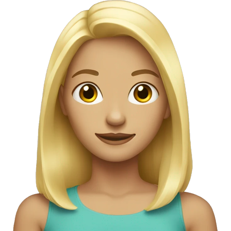 blonde girl  emoji
