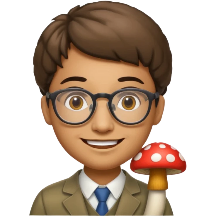 Mushroom teacher emoji