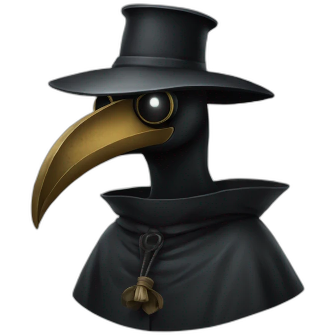A plague doctor emoji