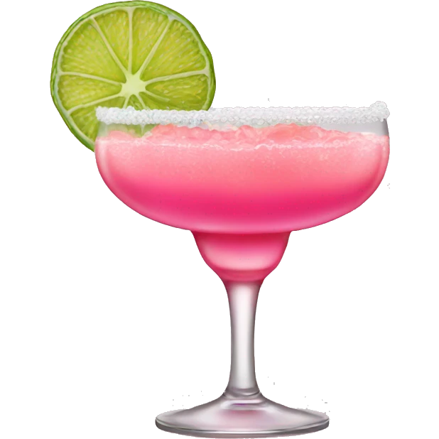 Pink spicy margarita  emoji