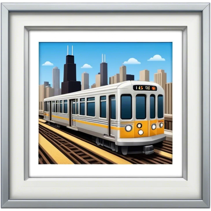 Chicago L Train emoji