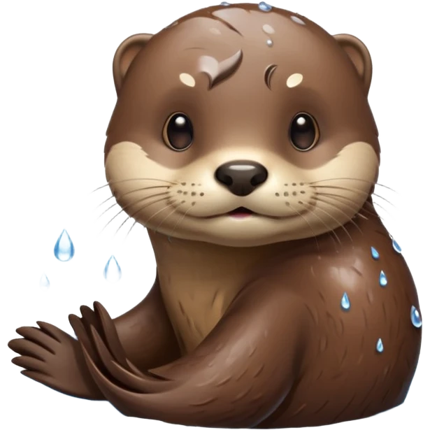 swimming otter emoji
