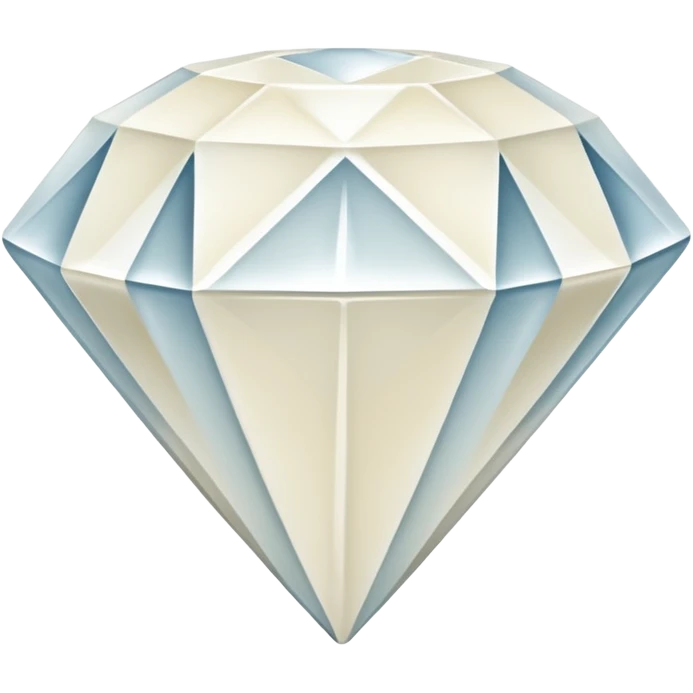 diamond shape carved from ivory emoji