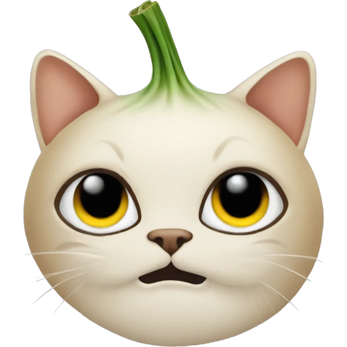 Cat onion smelly emoji