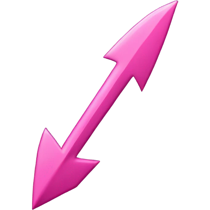 Pink arrow emoji
