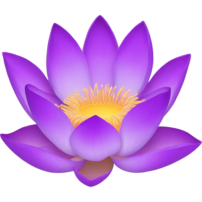 purple lotus emoji