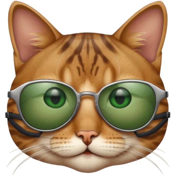 Cat wearing sunglasses emoji