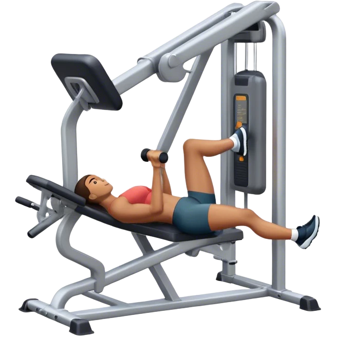 guy leg-extension quadriceps machine emoji