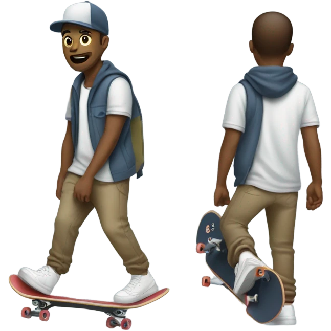 Man with a skateboard emoji
