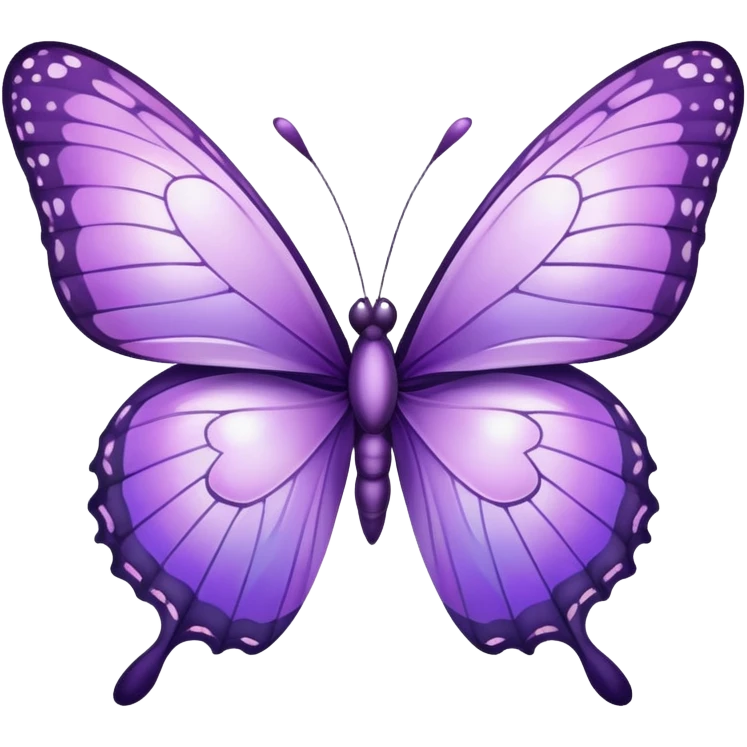 baby purple butterfly  emoji