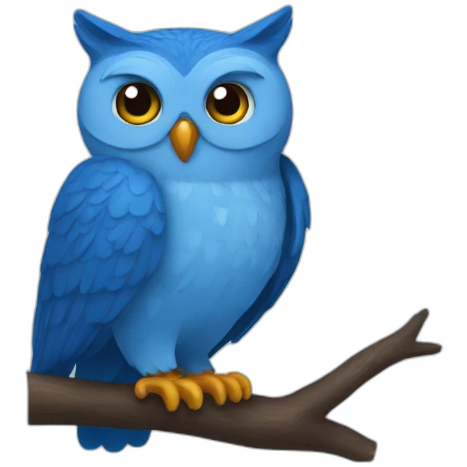 blue owls emoji