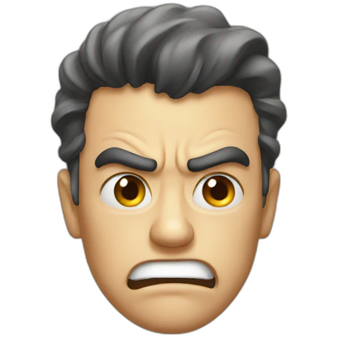 angry fart emoji
