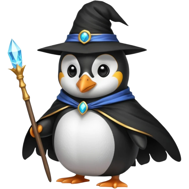Penguin Wizard emoji