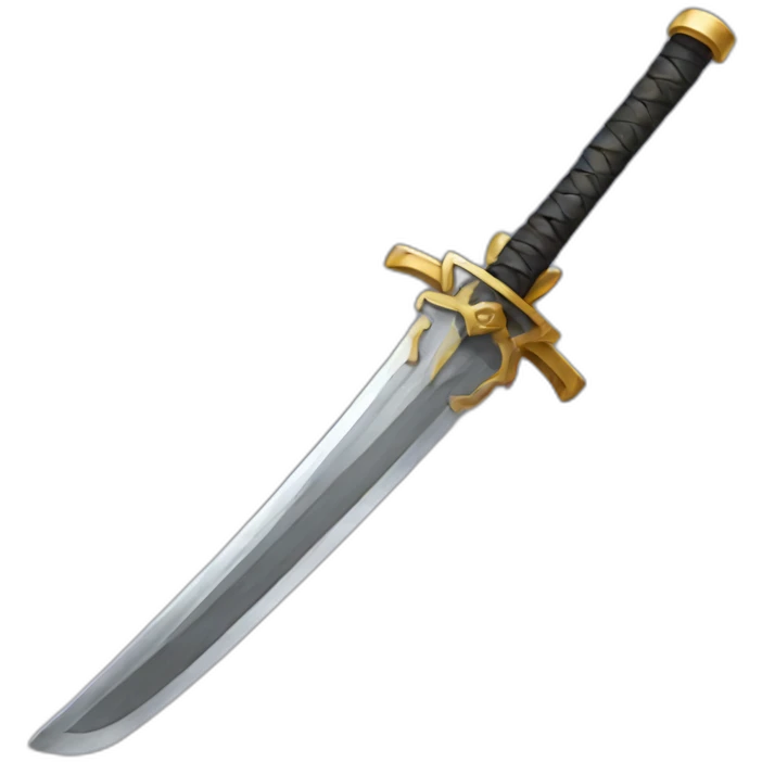 knight katana emoji