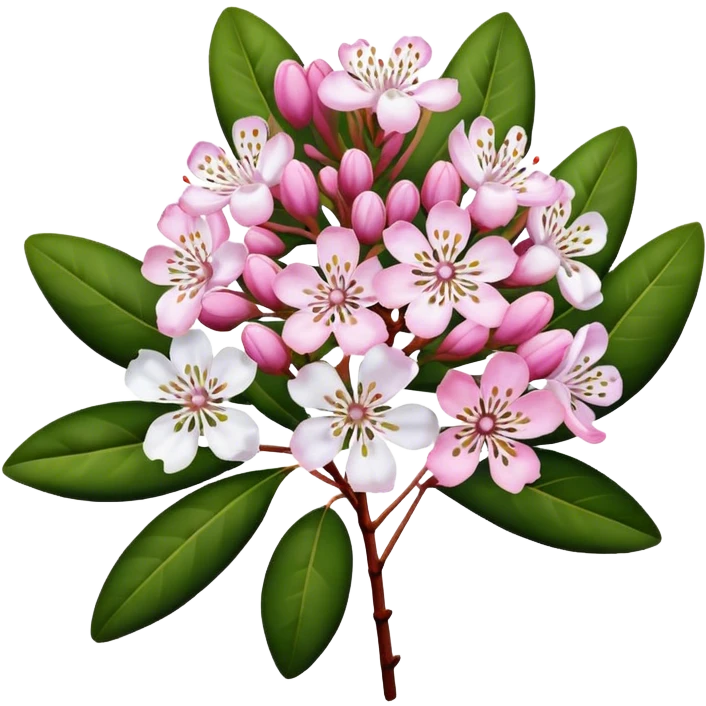 Mountain laurel flowers  emoji