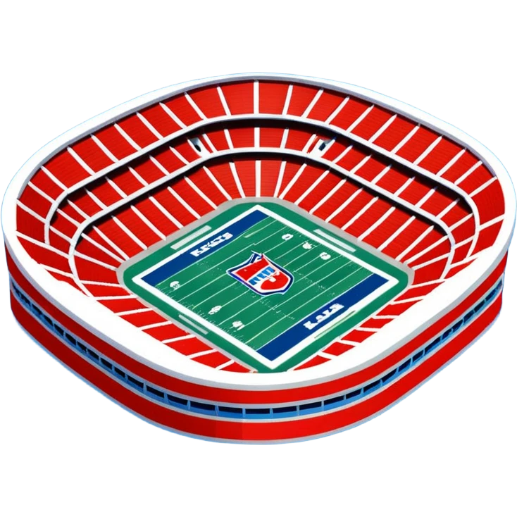 stadium nfl blue (#00A3E0) and red (#F9423A) emoji