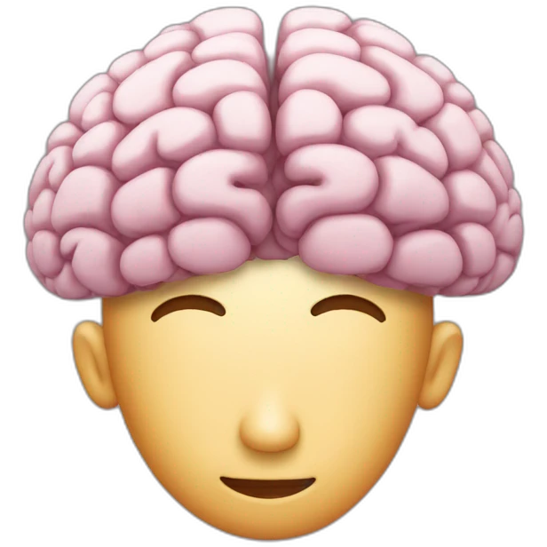 Brain on The Head emoji