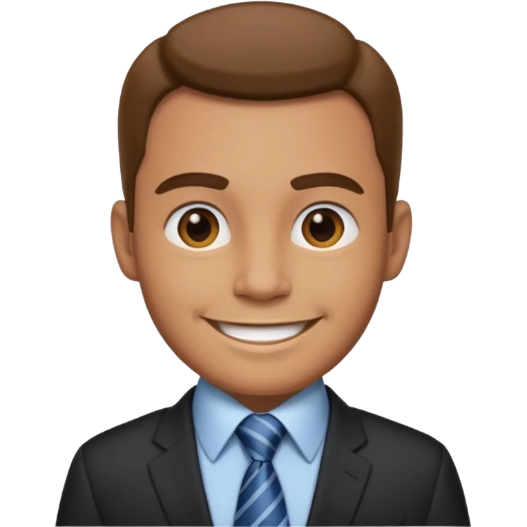 AN UNCLE with a tie in business clothes
 emoji