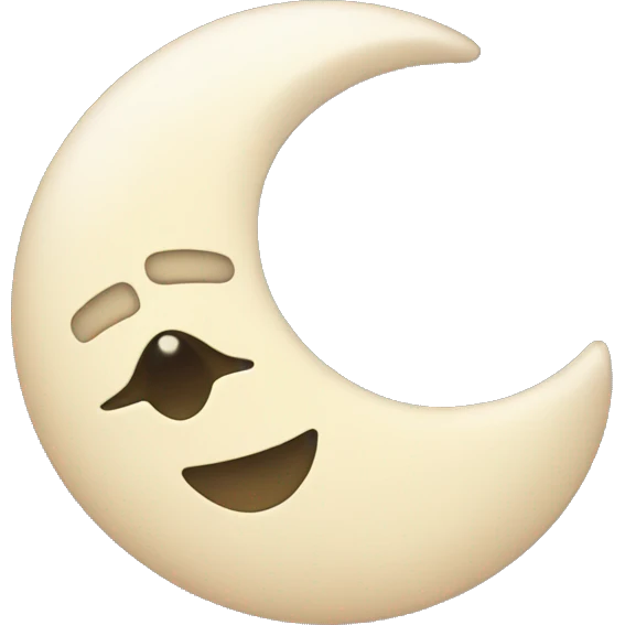 Moon with star emoji