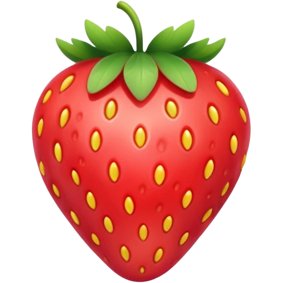 Cute strawberry emoji