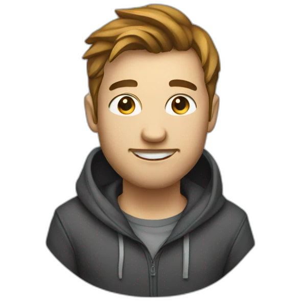 emoji bull programmer in hoodie emoji