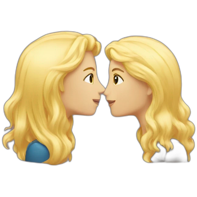 blond-hair-girl-and-blond-hair-man-kiss emoji