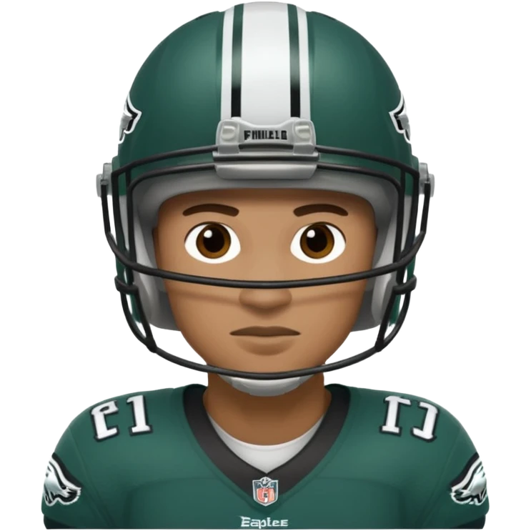 A Philadelphia eagles player emoji