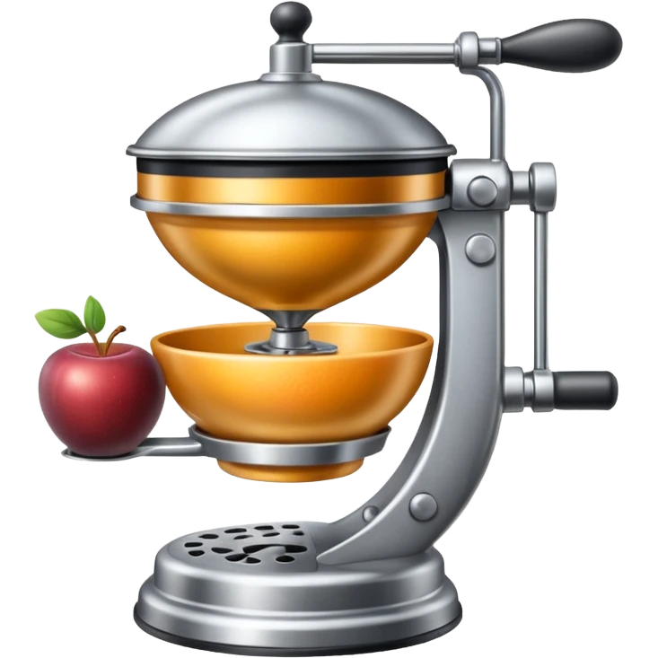 mac os icon fruit mechanical press squeezer emoji