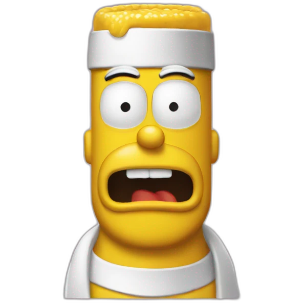 Homer  simson beer emoji