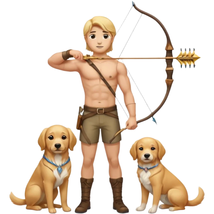 un archer avec un pets  emoji