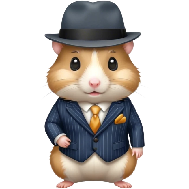 hamster al capone emoji