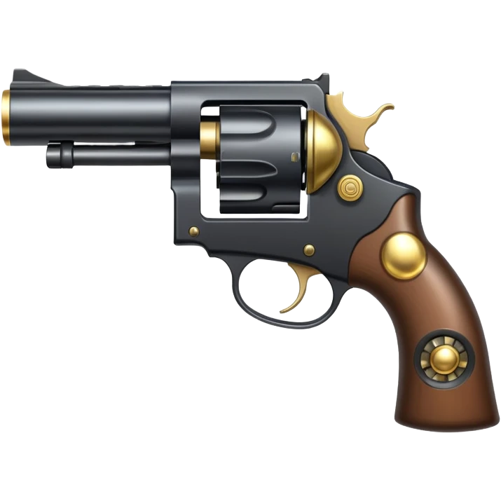 Scoped revolver with slug rounds emoji